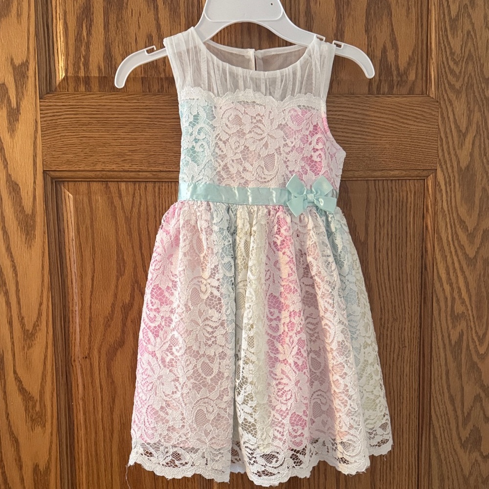 Jona Michelle Multicolor Lace Dress